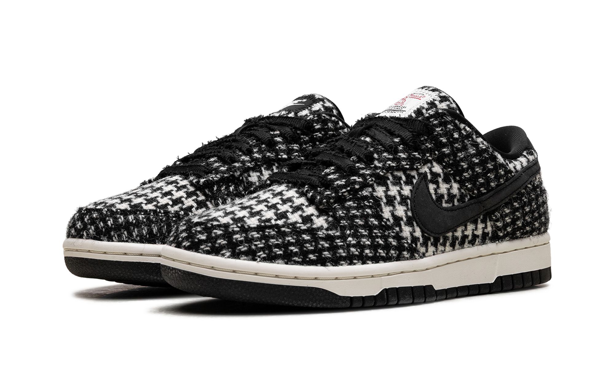 Nike Dunk Low Harris Tweed White Black Multi (W)