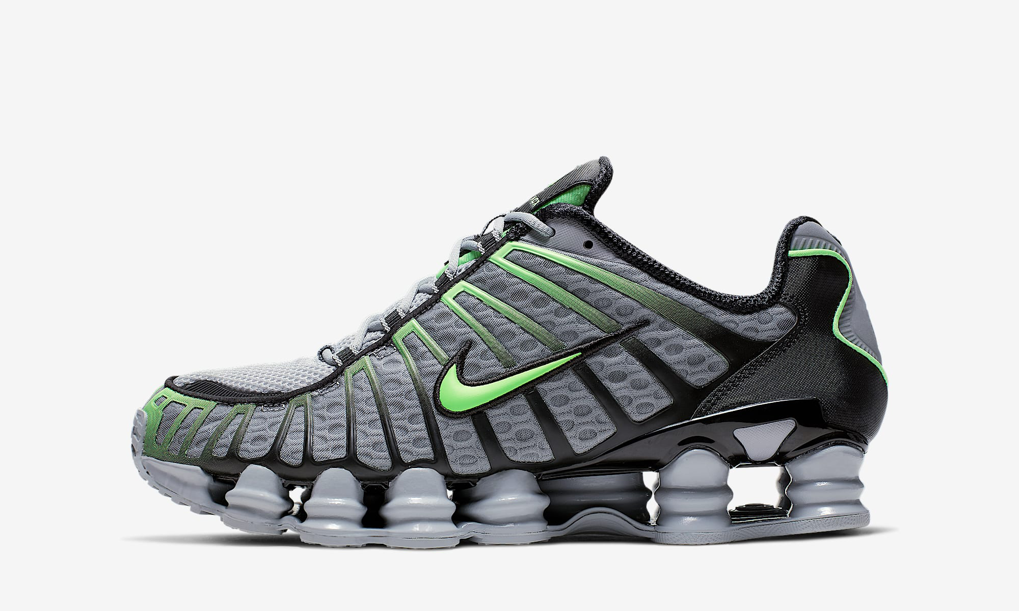 Nike Shox TL Wolf Grey Lime Blast