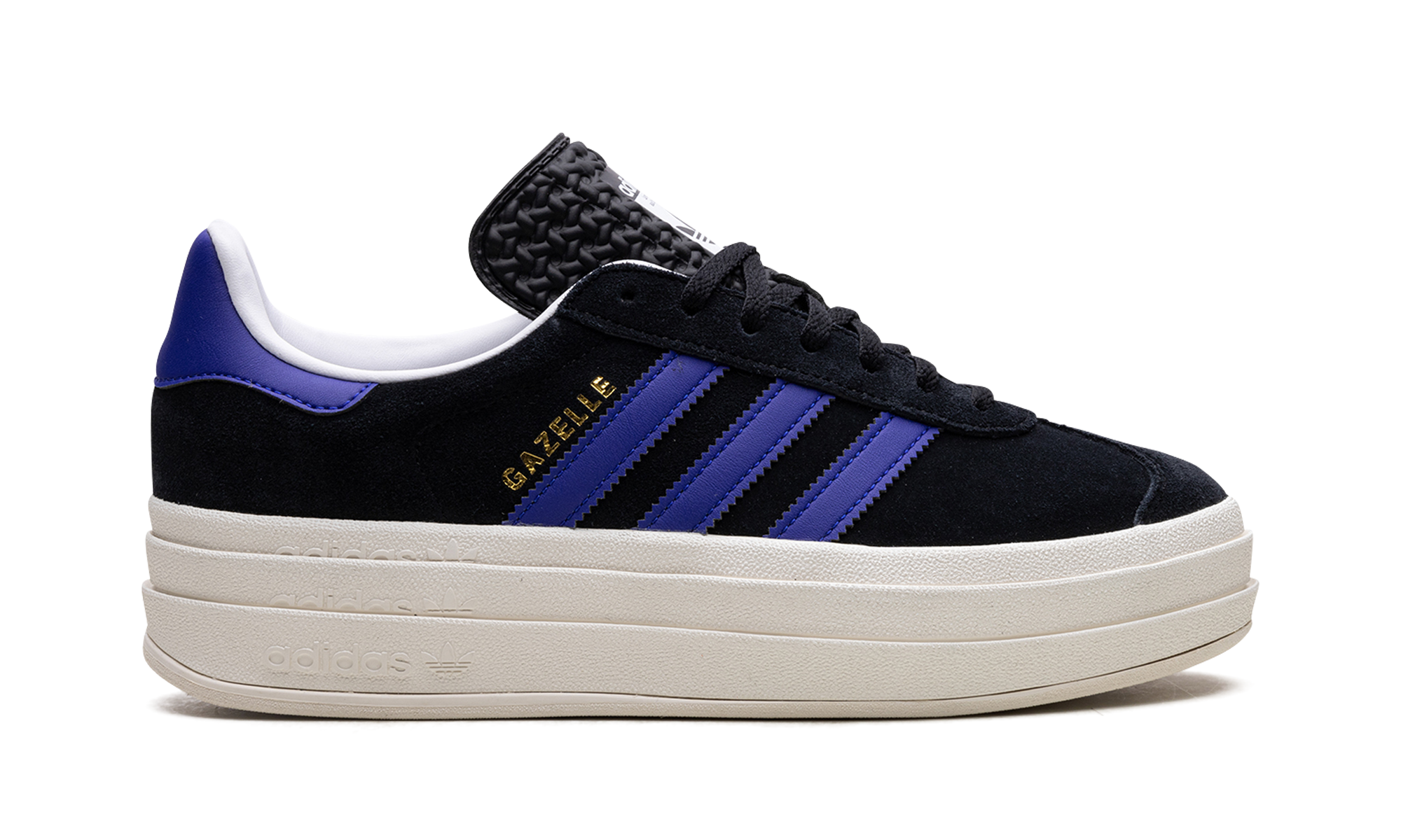 Adidas Gazelle Bold Core Black Lucid Blue (W) 7