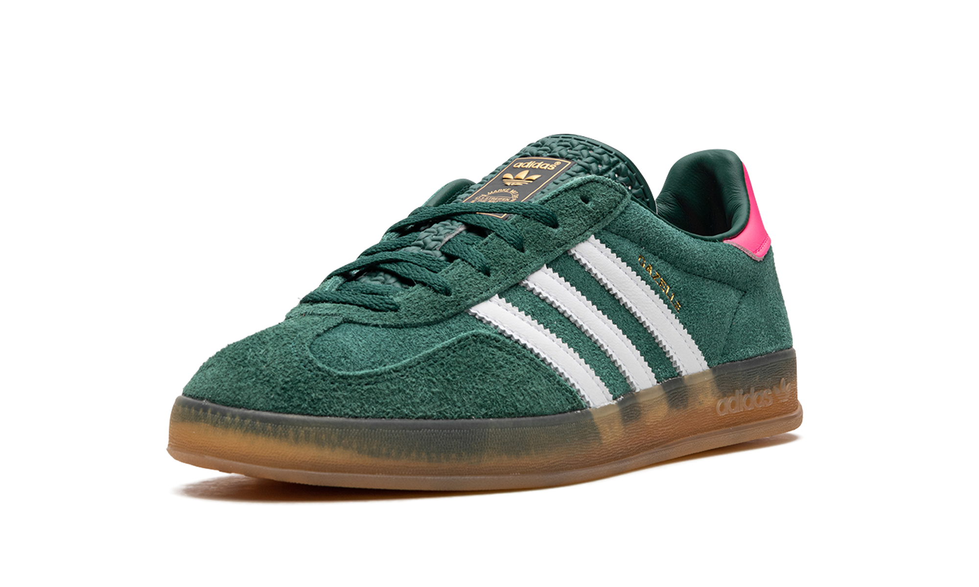 Adidas Gazelle Indoor collegiate Green Lucid Pink 9