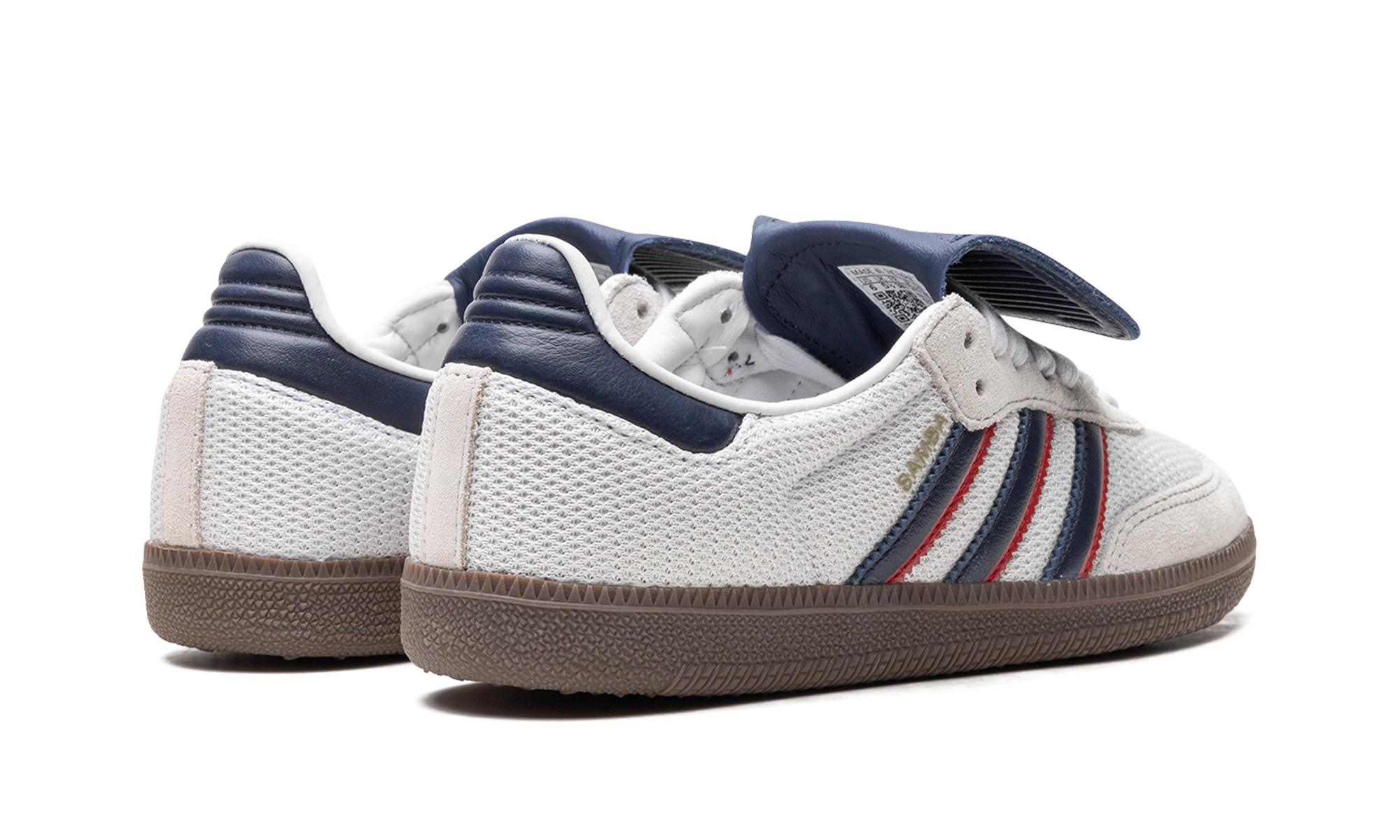 Adidas Samba LT Crystal White Dark Blue Gum 8