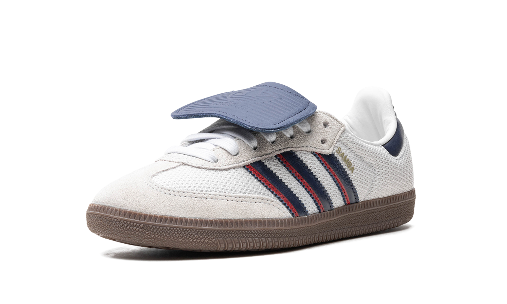 Adidas Samba LT Crystal White Dark Blue Gum 9
