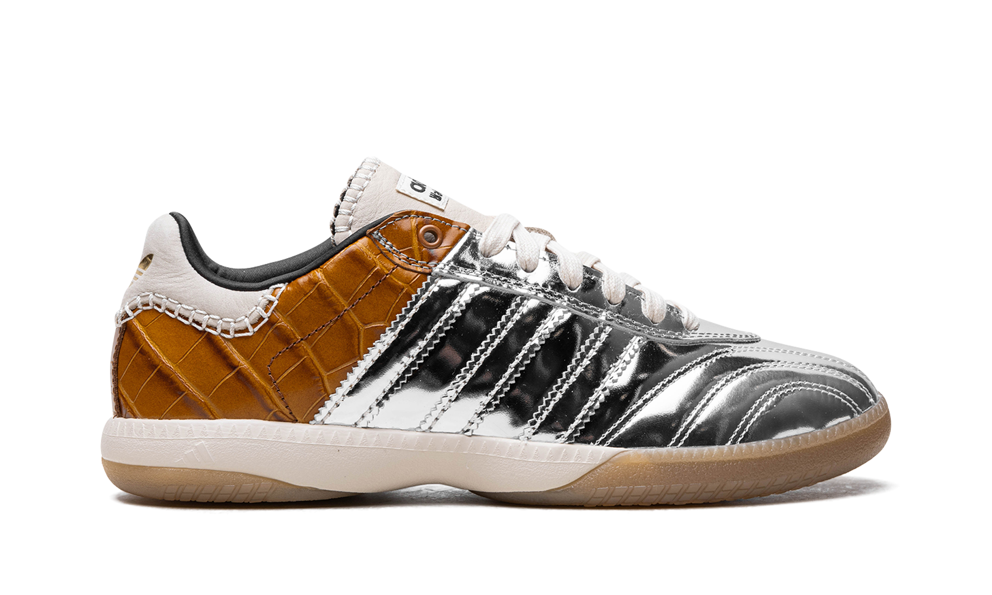 Adidas Samba Millennium Wales Bonner Silver Metallic Yellow Croc 7