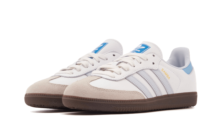 Adidas Samba OG Core White Halo Blue 6