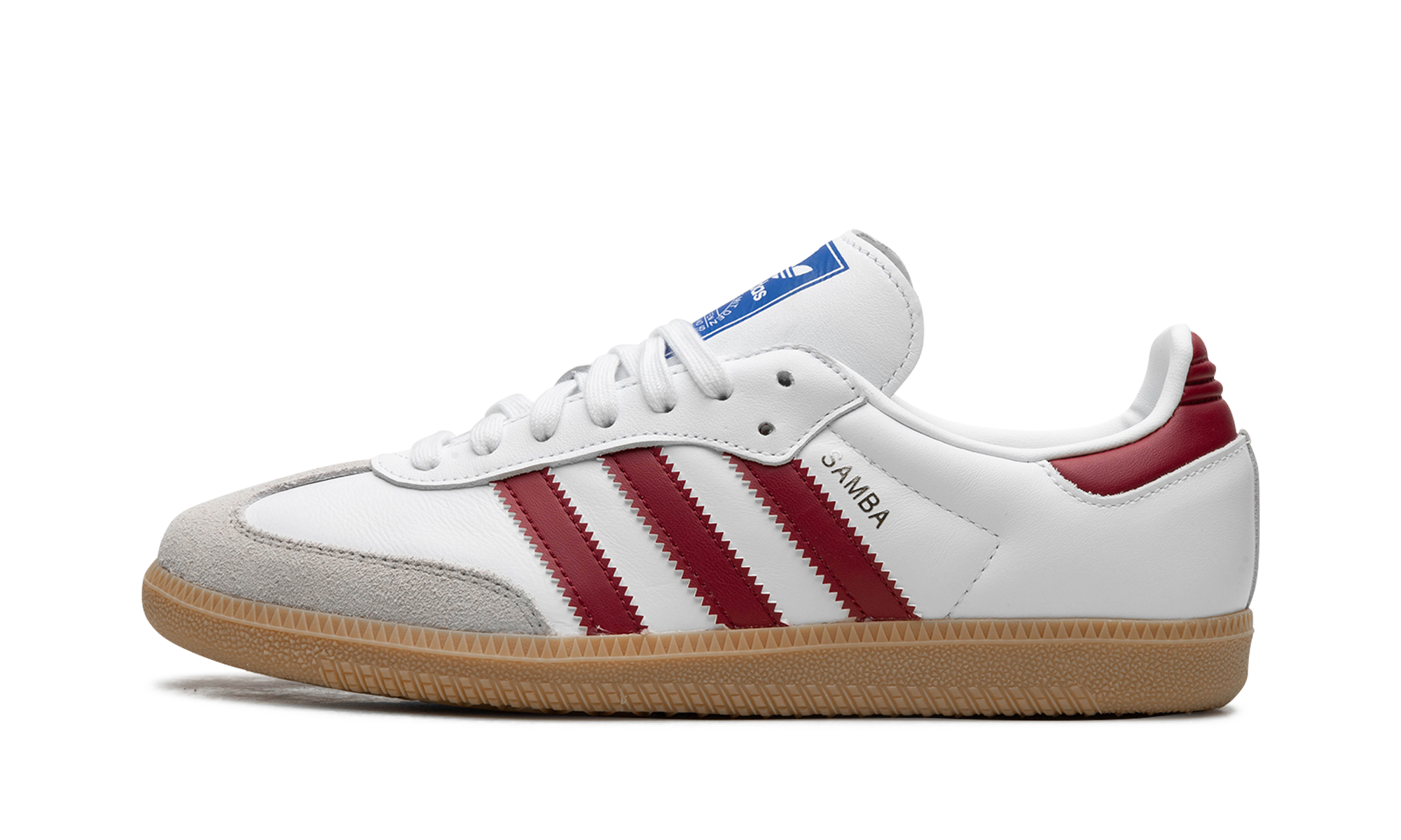 Adidas Samba OG White Burgundy Gum 5