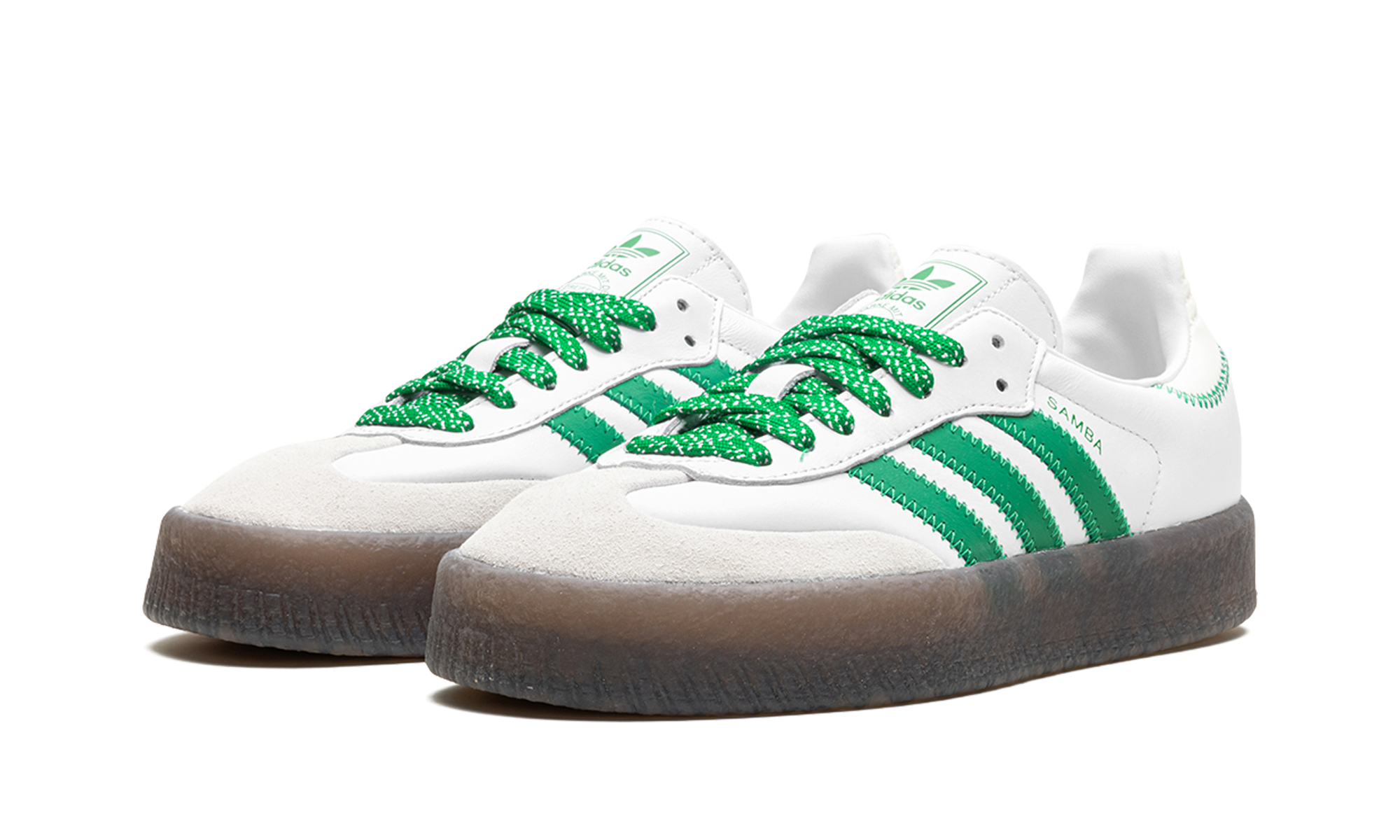 Adidas Sambae Cloud White Green 7