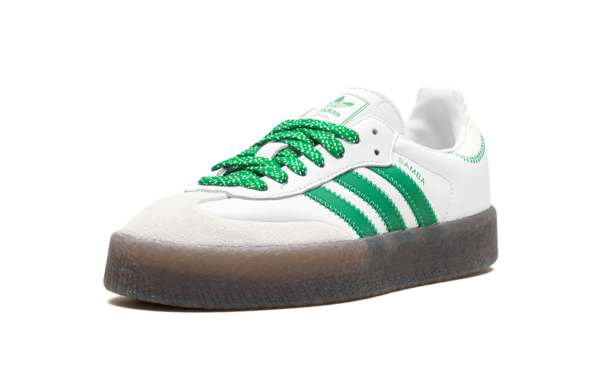 Adidas Sambae Cloud White Green 9