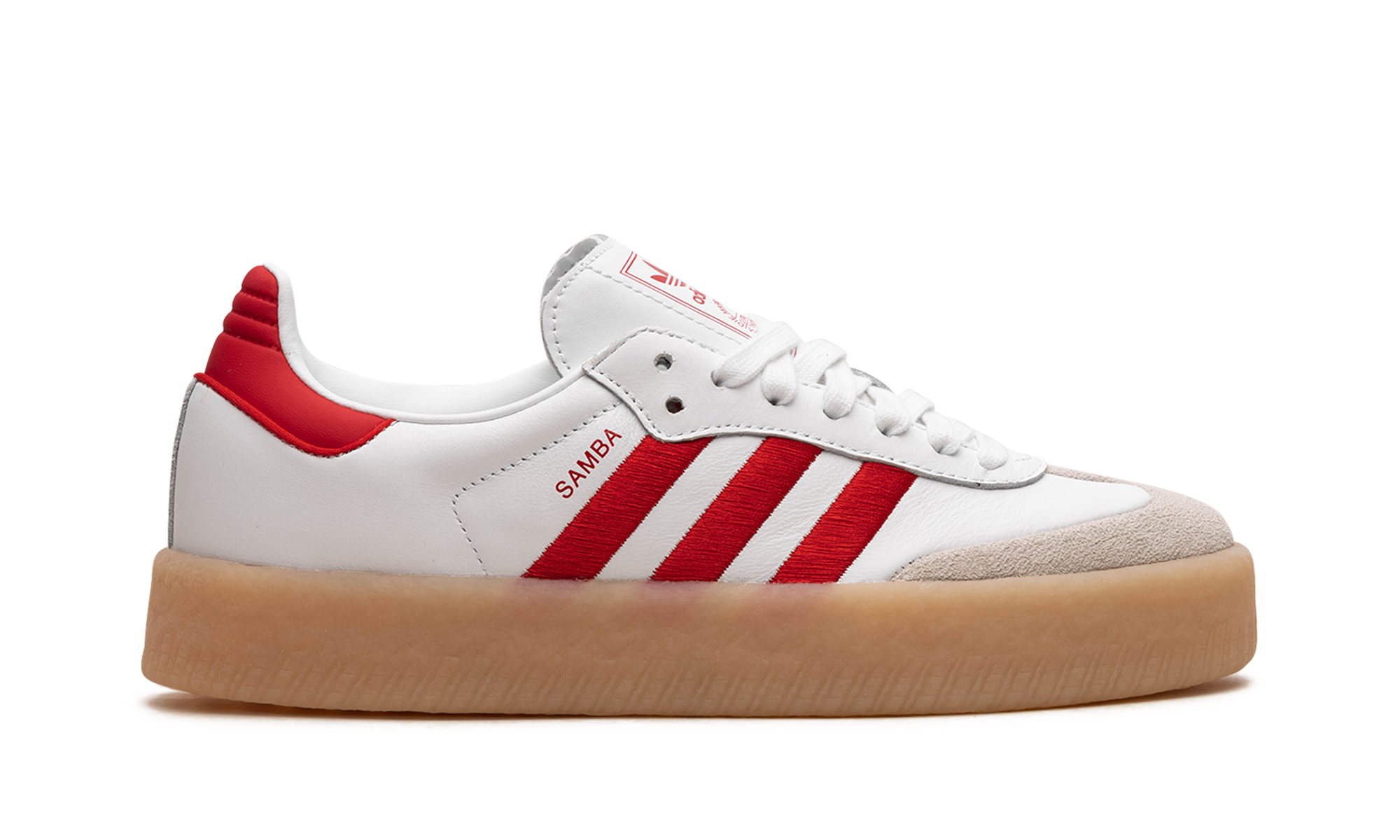 Adidas Sambae White Better Scarlet Gum 7
