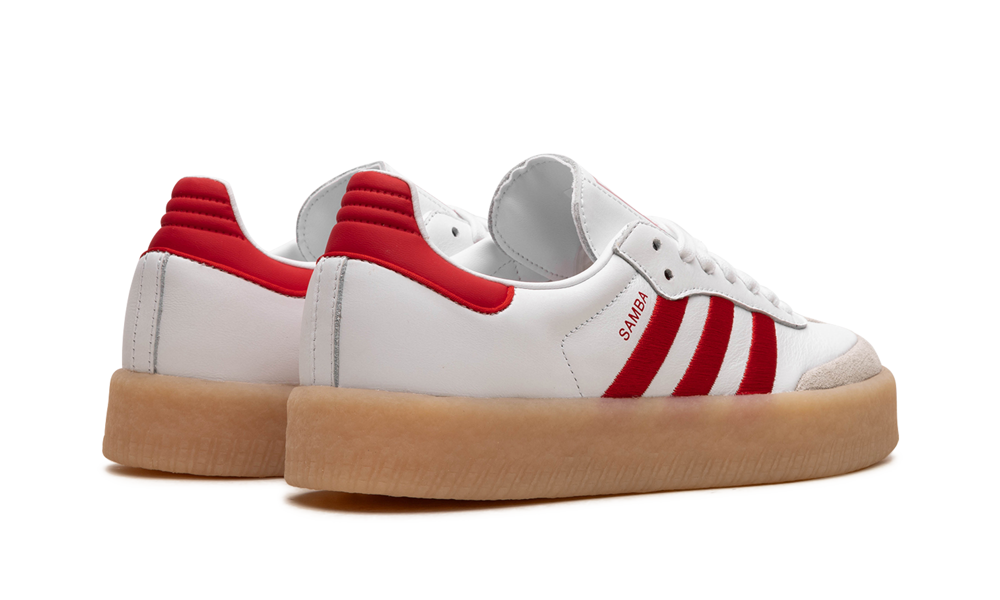 Adidas Sambae White Better Scarlet Gum 8