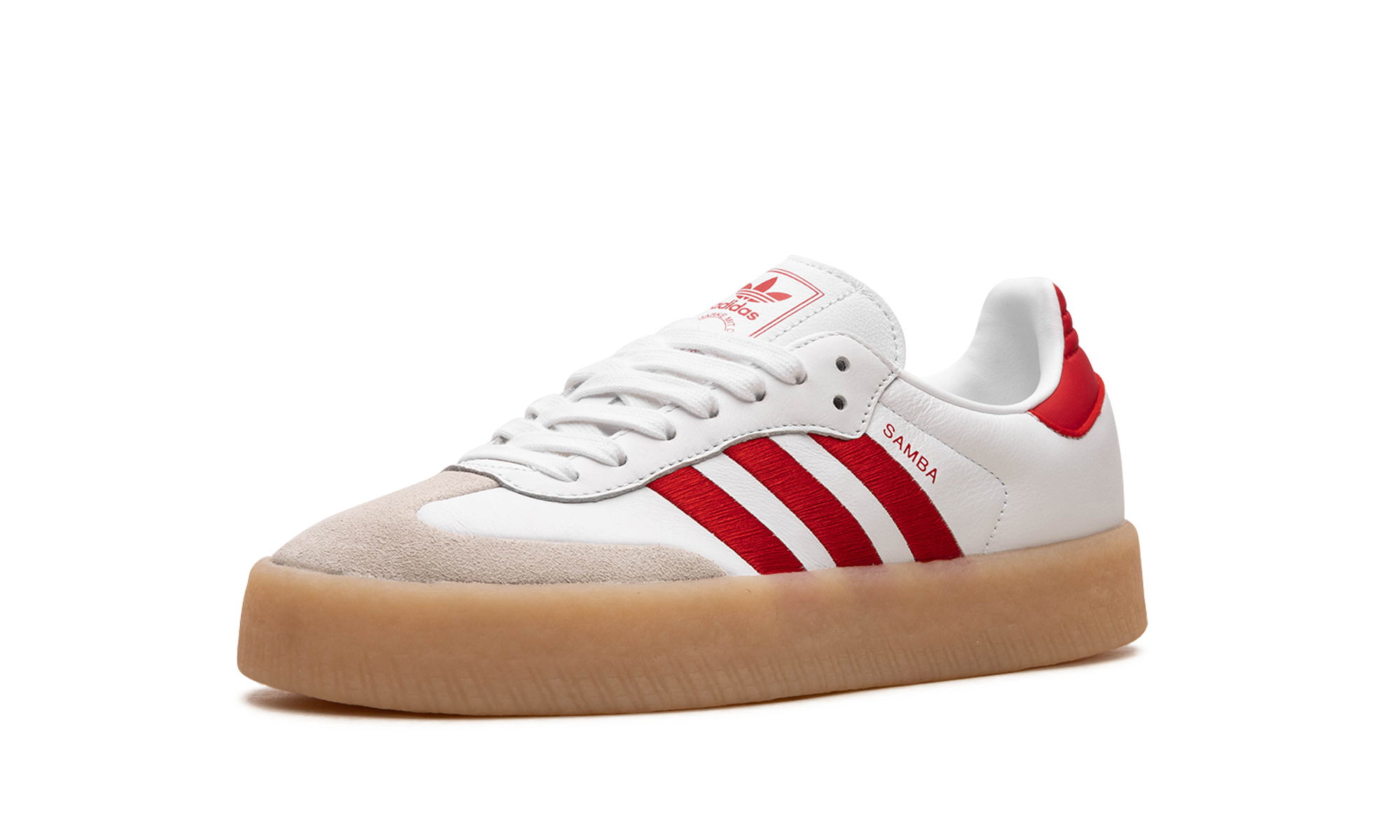Adidas Sambae White Better Scarlet Gum 9