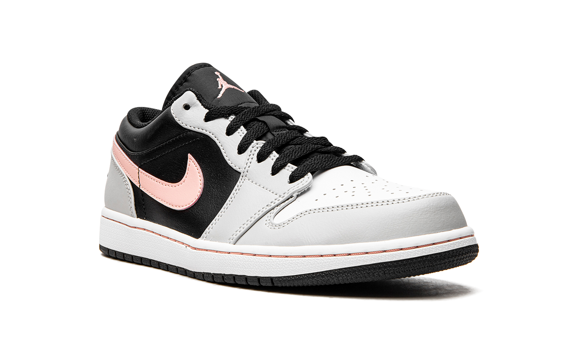 Air Jordan 1 Low Black Grey Pink 8