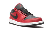 Air Jordan 1 Low Reverse Bred Pebbled Swoosh