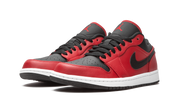 Air Jordan 1 Low Reverse Bred Pebbled Swoosh
