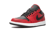 Air Jordan 1 Low Reverse Bred Pebbled Swoosh