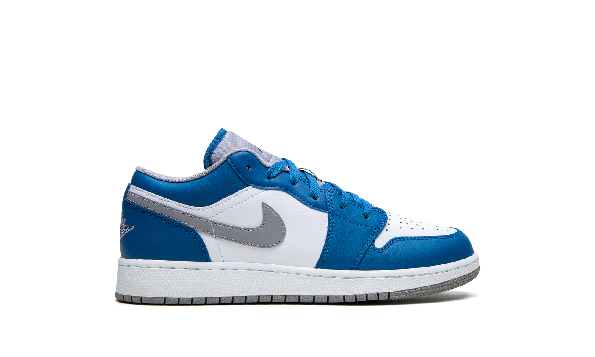 Air Jordan 1 Low True Blue Cement (GS) 7
