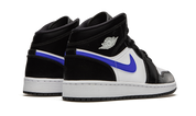 Air Jordan 1 Mid Black Racer Blue (GS) 4