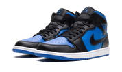 Air Jordan 1 Mid Black Royal Blue 3