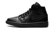Air Jordan 1 Mid Black Snakeskin (W) 1