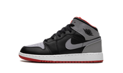 Air Jordan 1 Mid Cement Gray Red