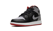 Air Jordan 1 Mid Cement Gray Red