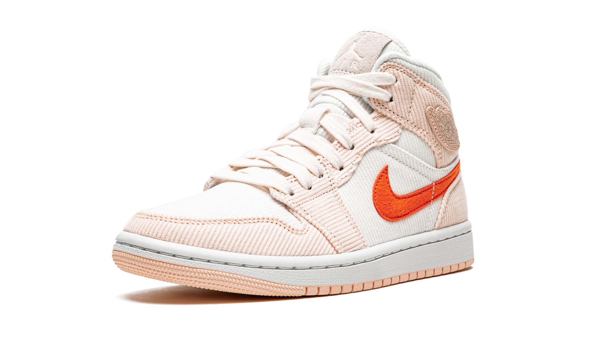 Air Jordan 1 Mid Corduroy Sail Rose 5