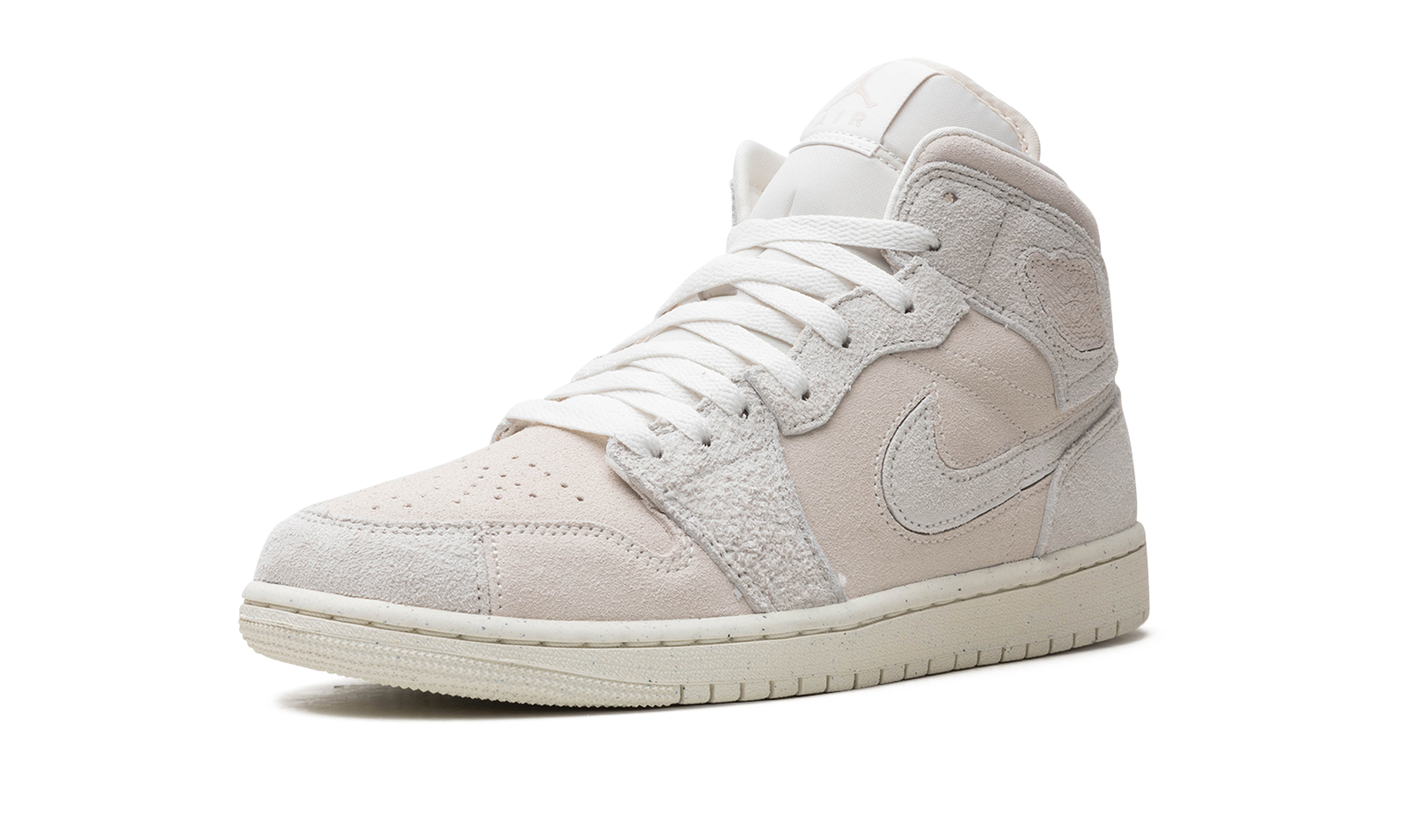 Air Jordan 1 Mid Craft Suede Ivory