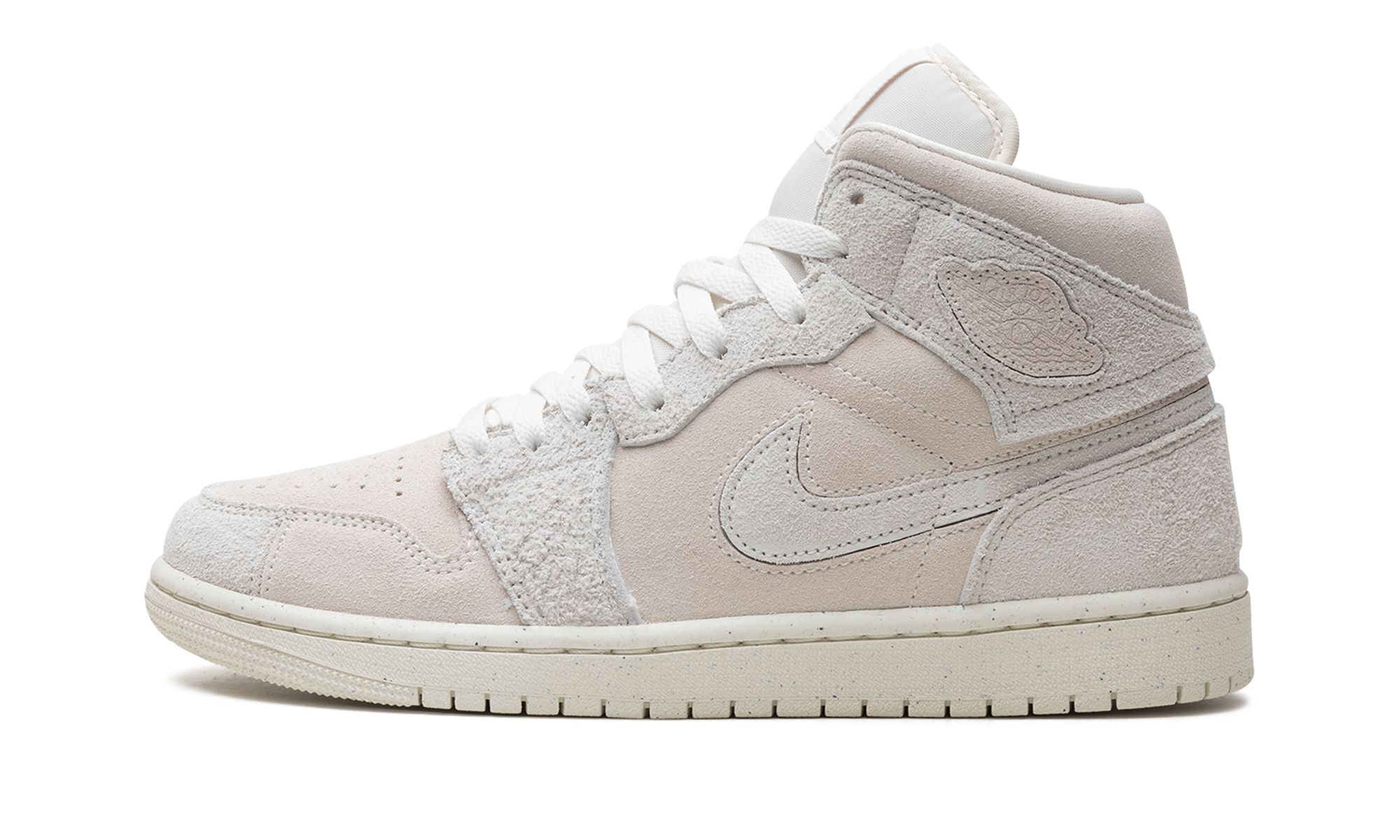 Air Jordan 1 Mid Craft Suede Ivory