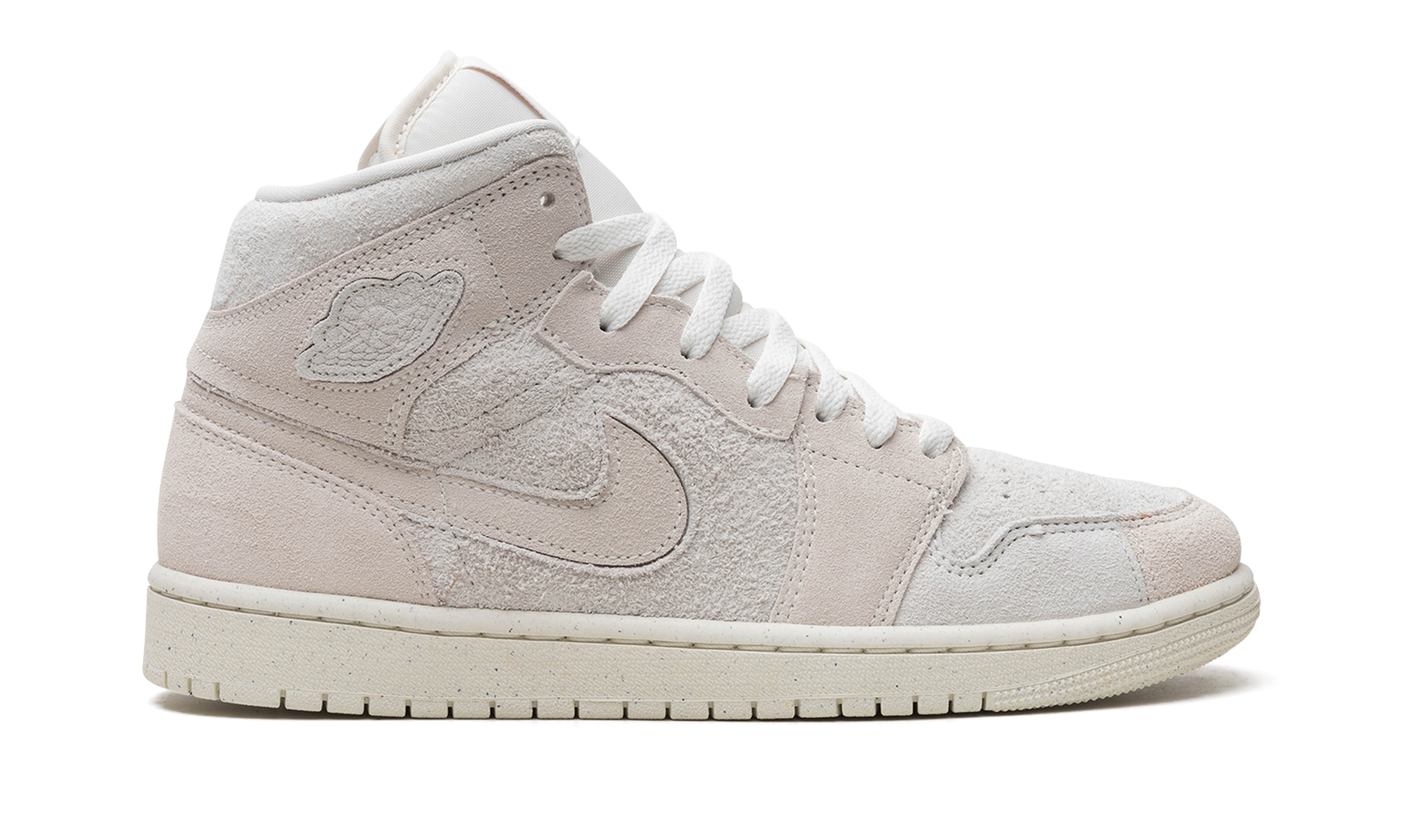 Air Jordan 1 Mid Craft Suede Ivory