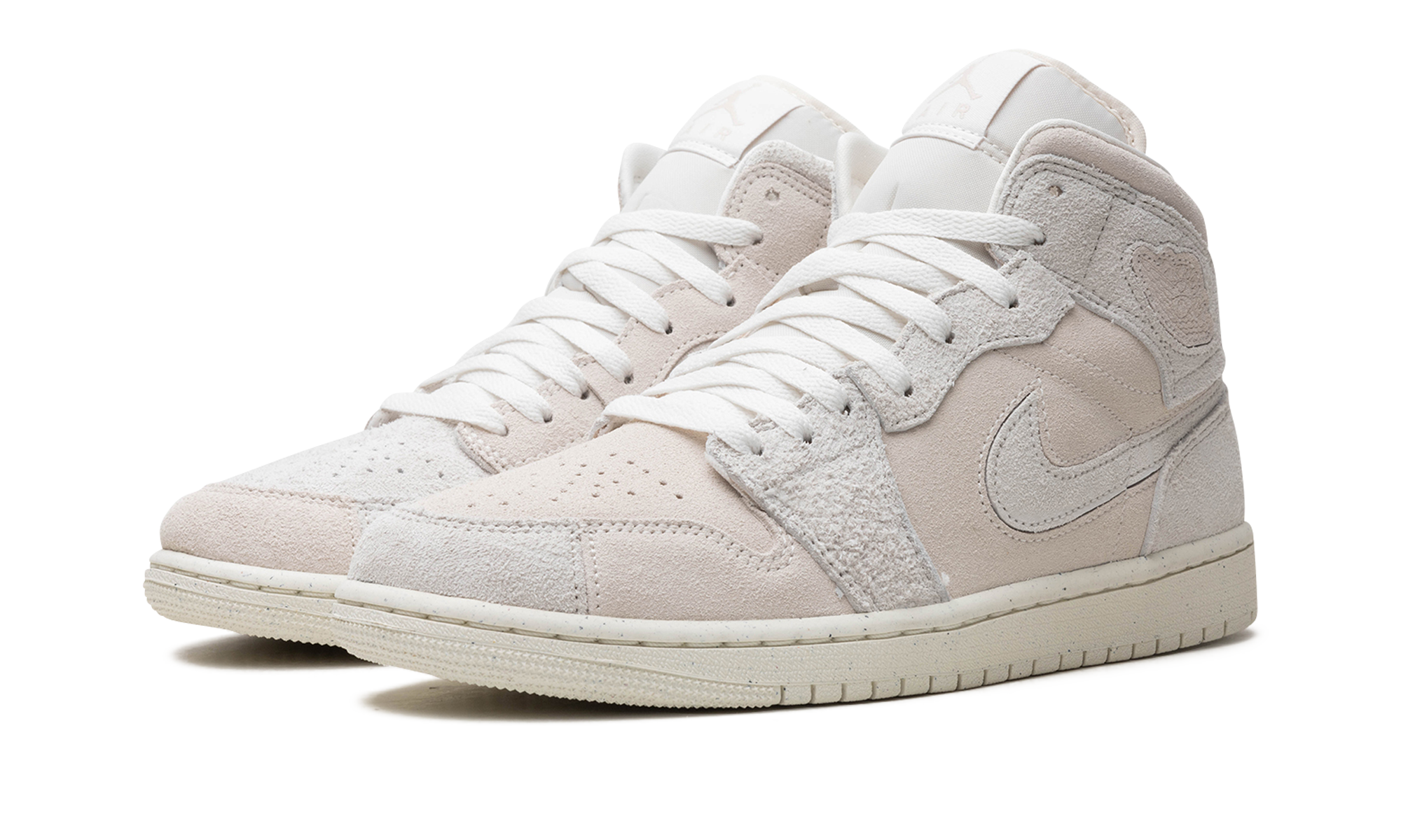 Air Jordan 1 Mid Craft Suede Ivory