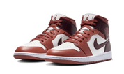 Air Jordan 1 Mid Dusty Peach Night Maroon