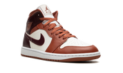 Air Jordan 1 Mid Dusty Peach Night Maroon