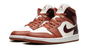 Air Jordan 1 Mid Dusty Peach Night Maroon