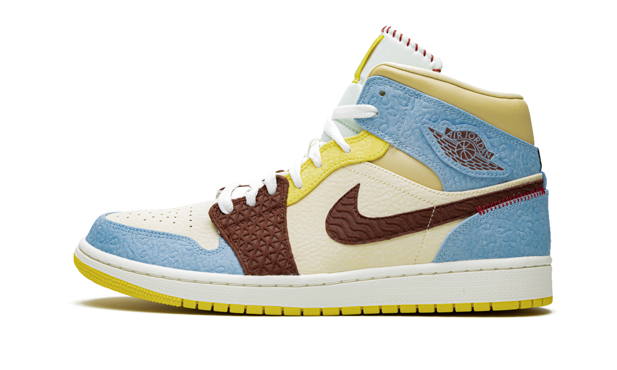 Air Jordan 1 Mid Fearless Maison Château Rouge