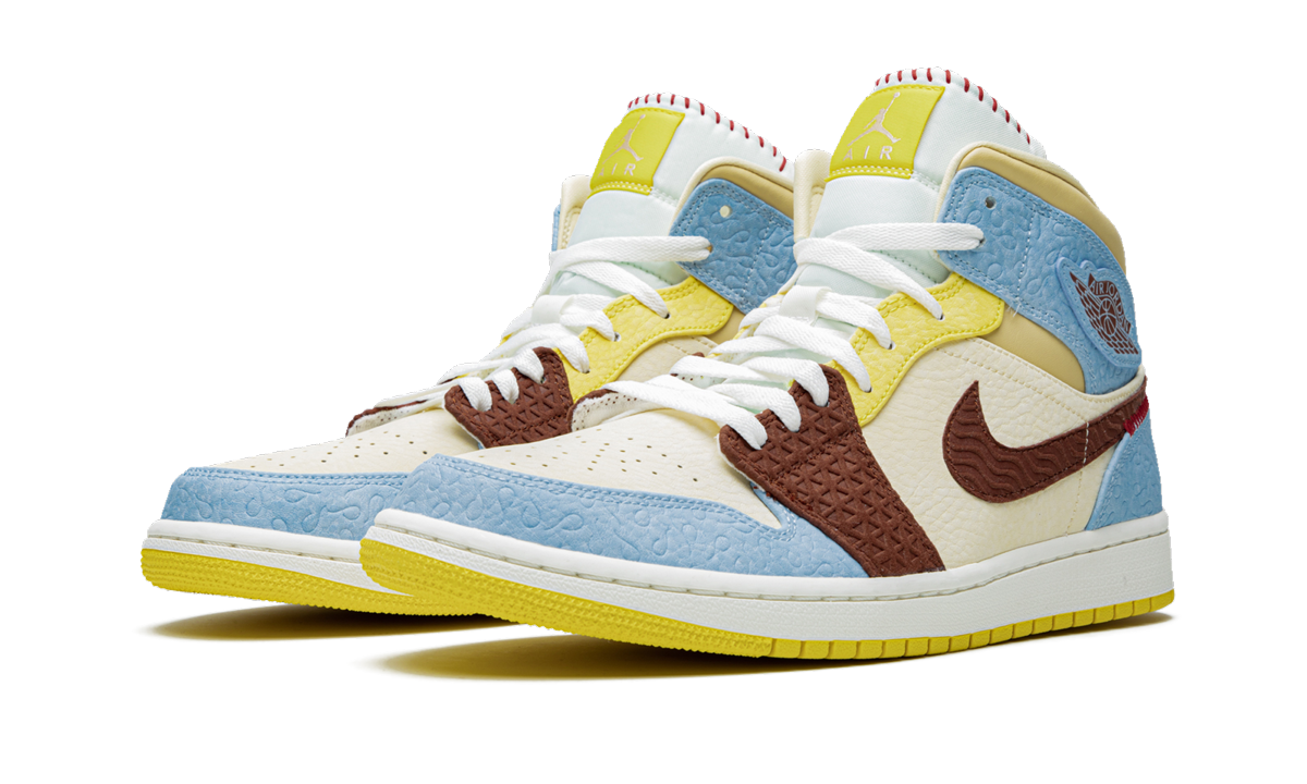 Air Jordan 1 Mid Fearless Maison Château Rouge