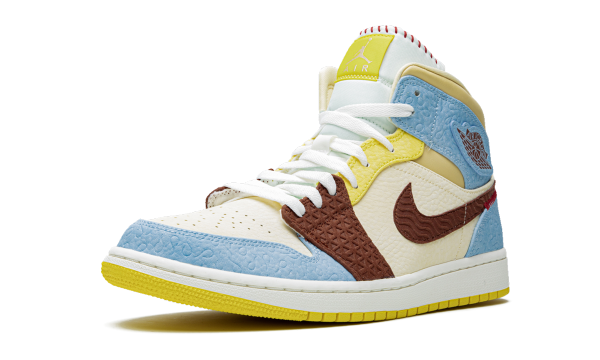 Air Jordan 1 Mid Fearless Maison Château Rouge