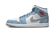 Air Jordan 1 Mid French Blue Fire Red