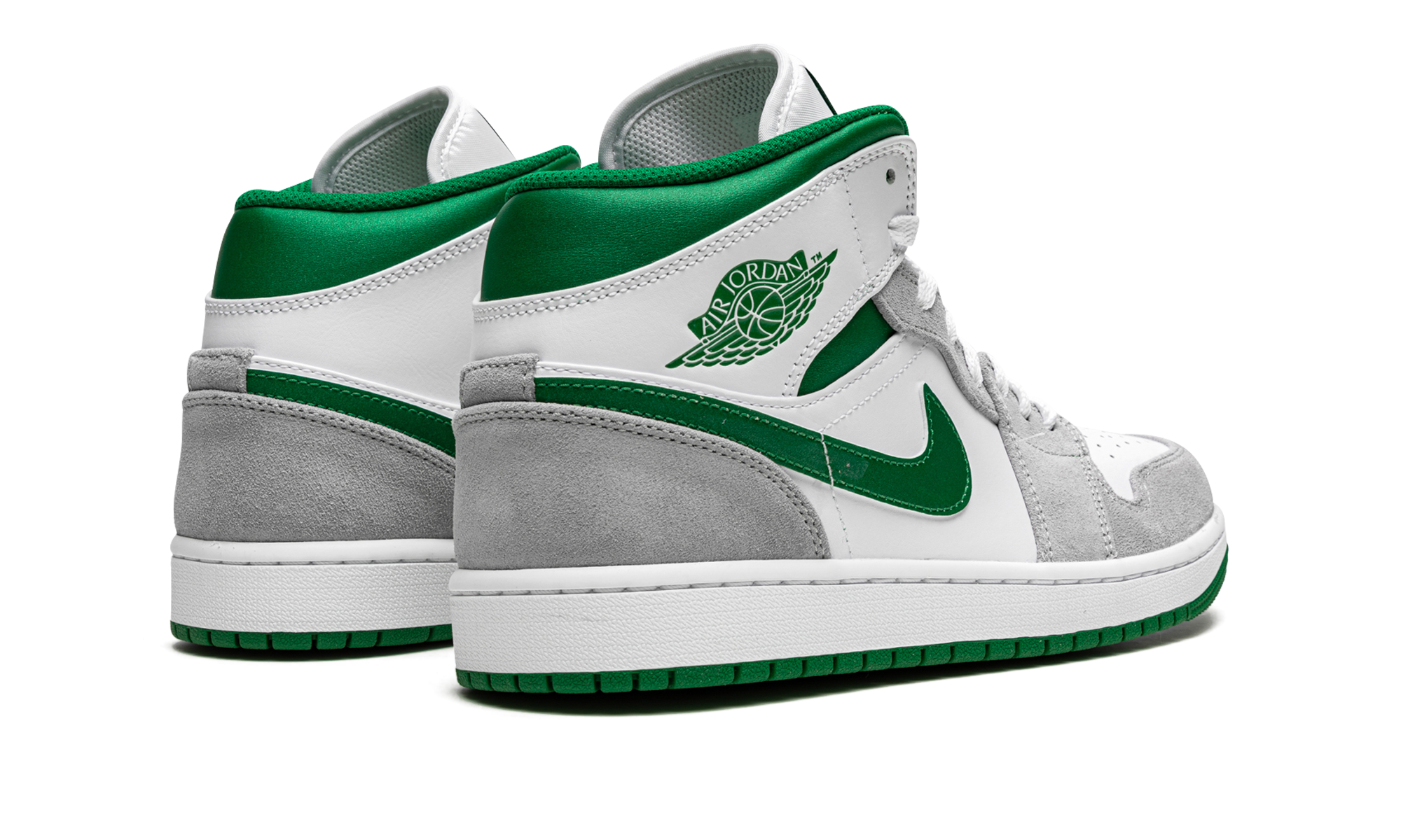 Air Jordan 1 Mid Gray Green