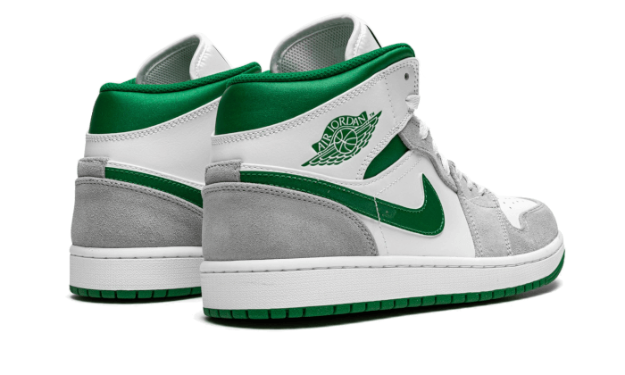 Air Jordan 1 Mid Gray Green