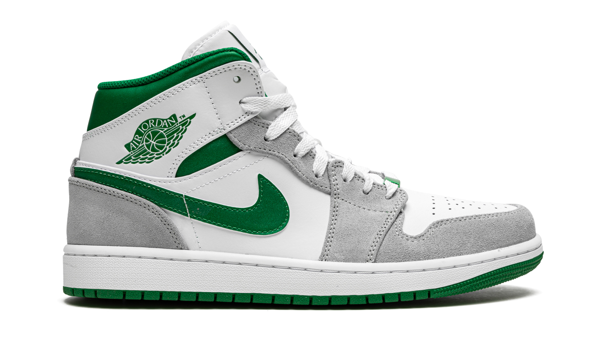 Air Jordan 1 Mid Gray Green