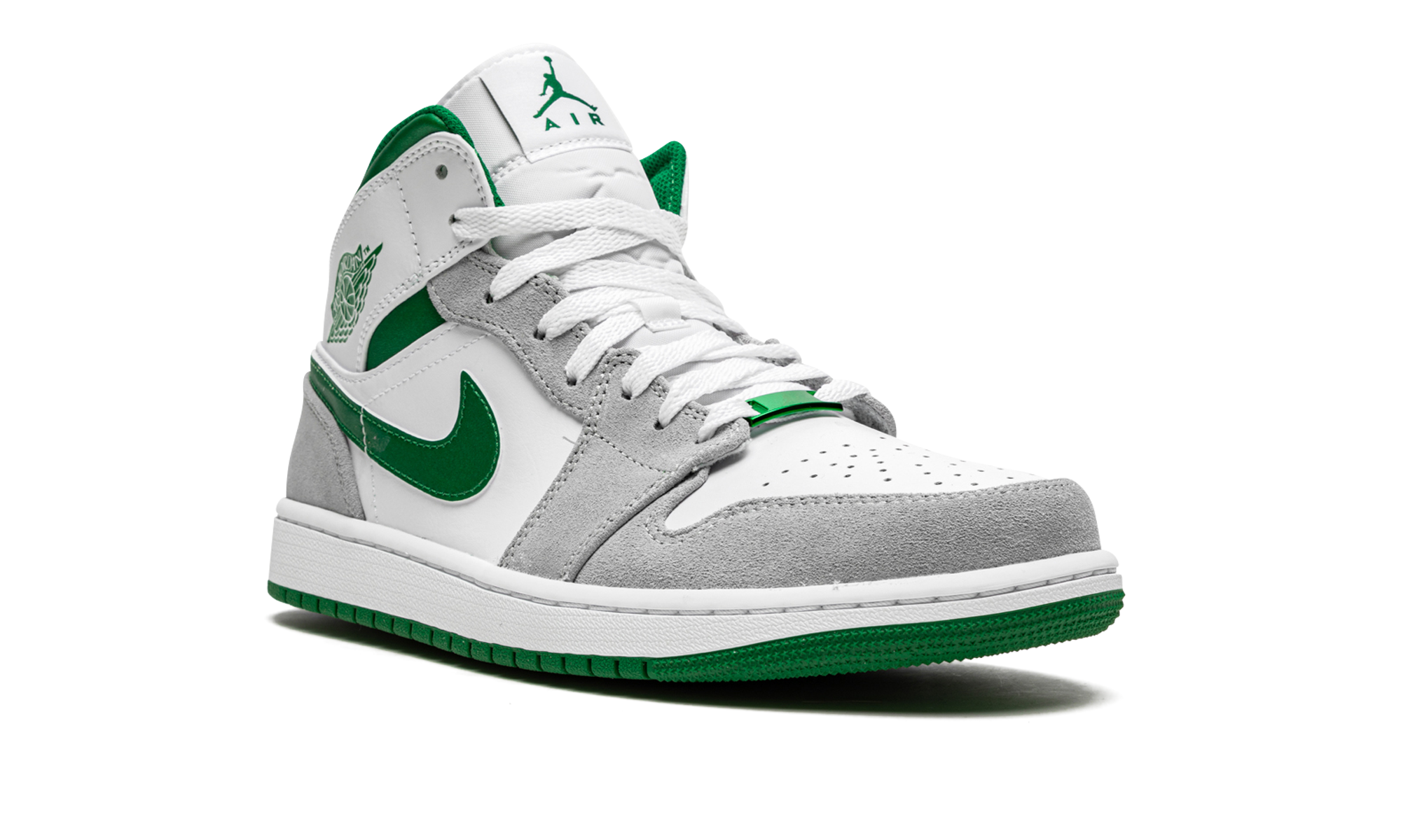 Air Jordan 1 Mid Gray Green