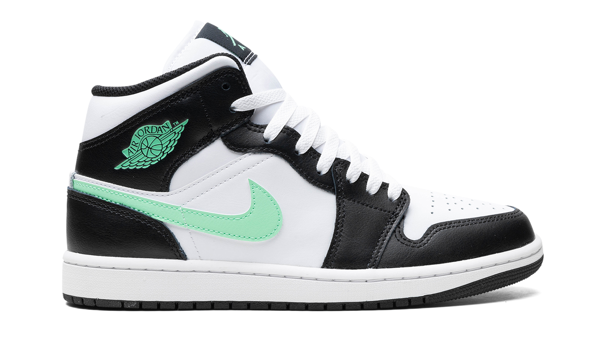 Air Jordan 1 Mid Green Glow