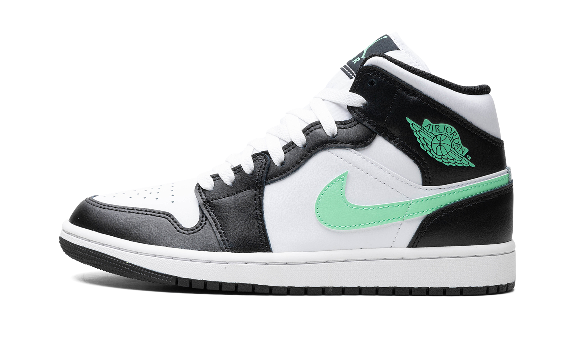 Air Jordan 1 Mid Green Glow