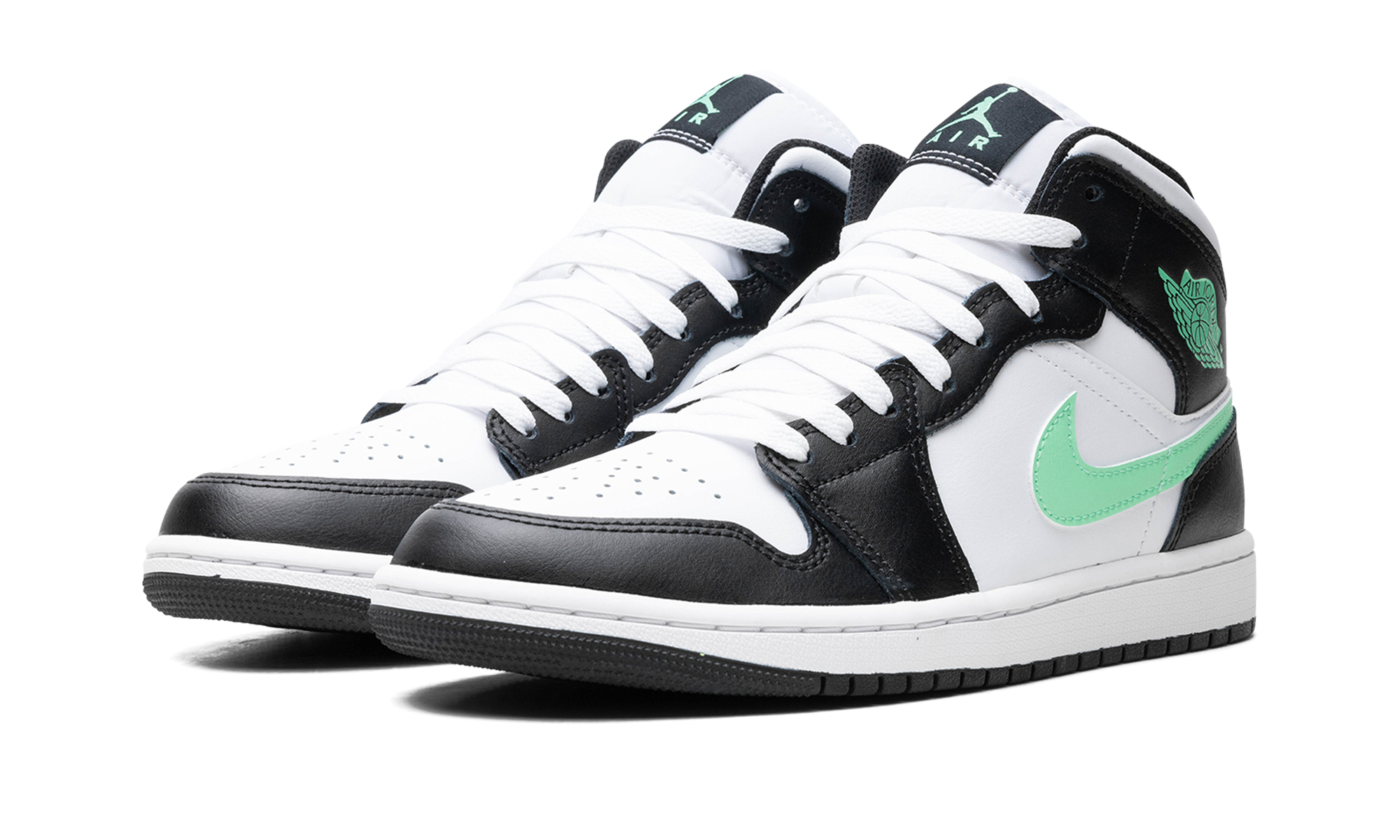Air Jordan 1 Mid Green Glow