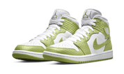 Air Jordan 1 Mid Green Python