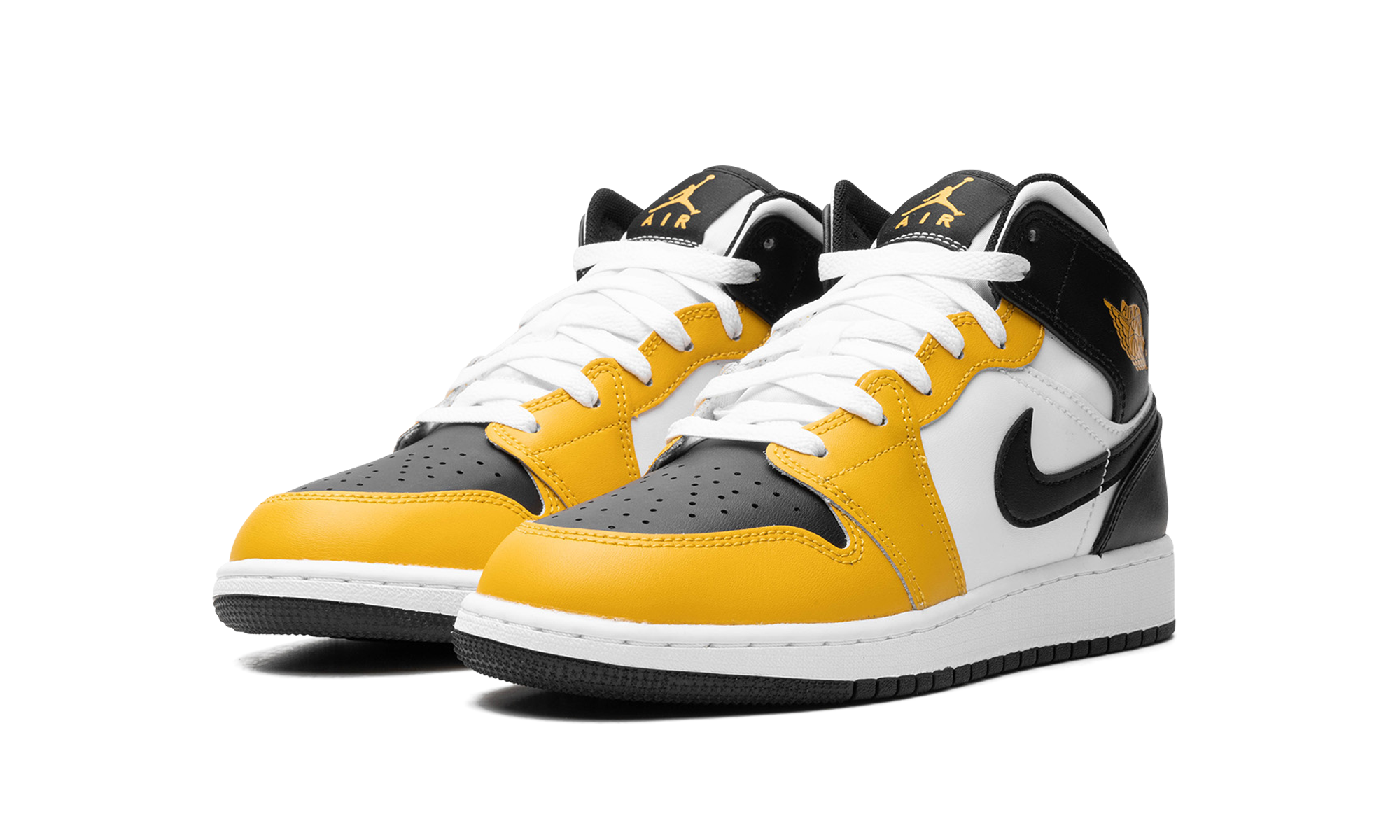 Air Jordan 1 Mid GS Yellow Ochre 3