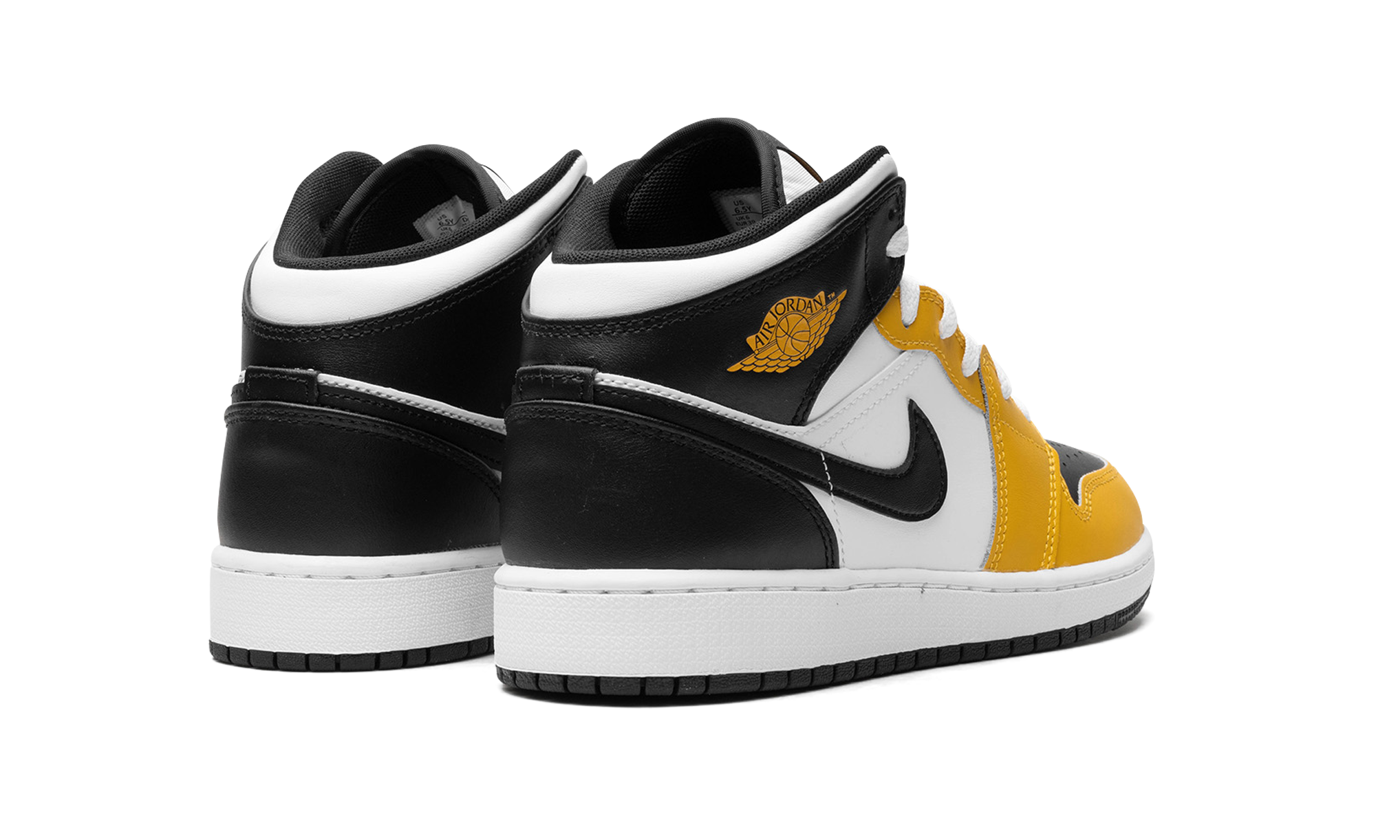 Air Jordan 1 Mid GS Yellow Ochre 4