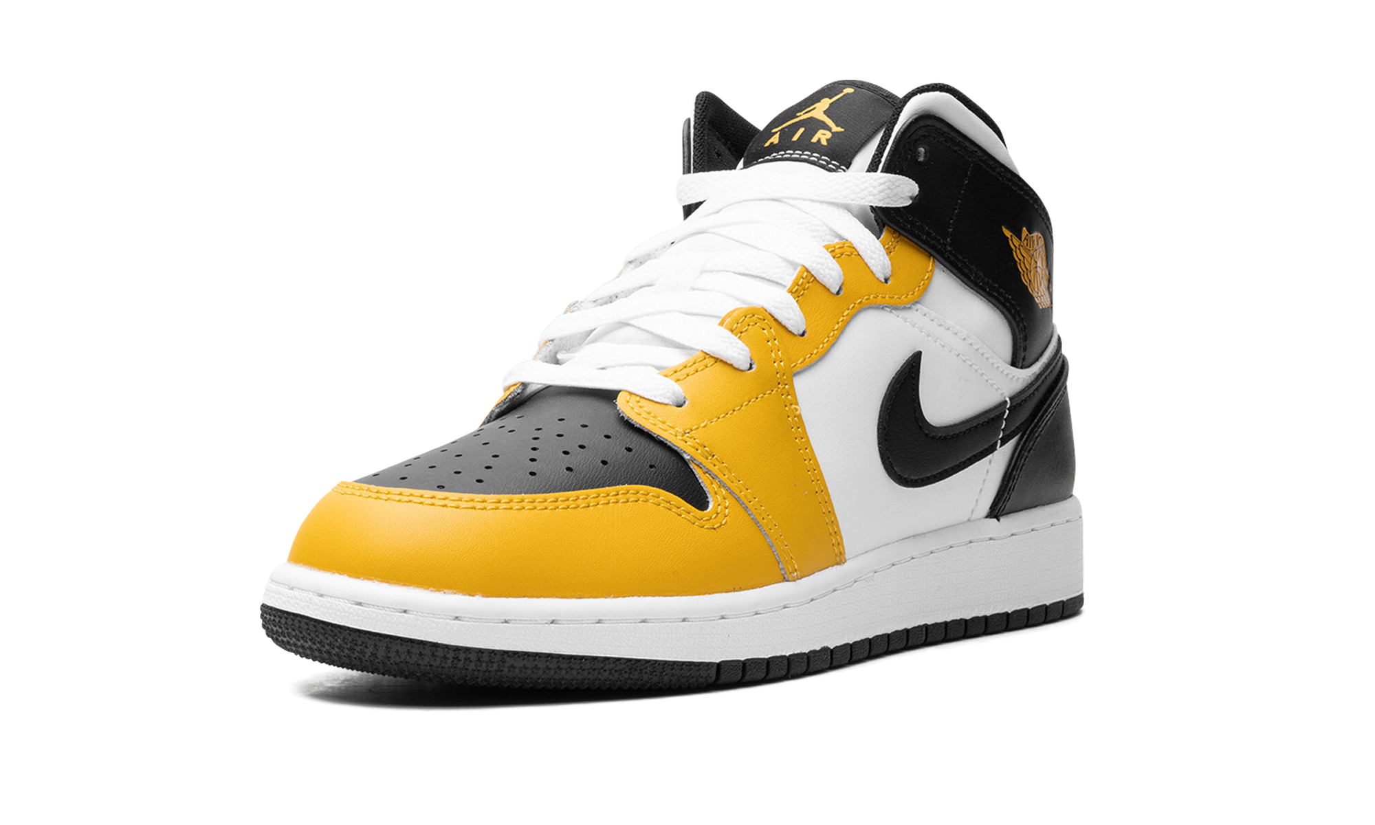 Air Jordan 1 Mid GS Yellow Ochre 5