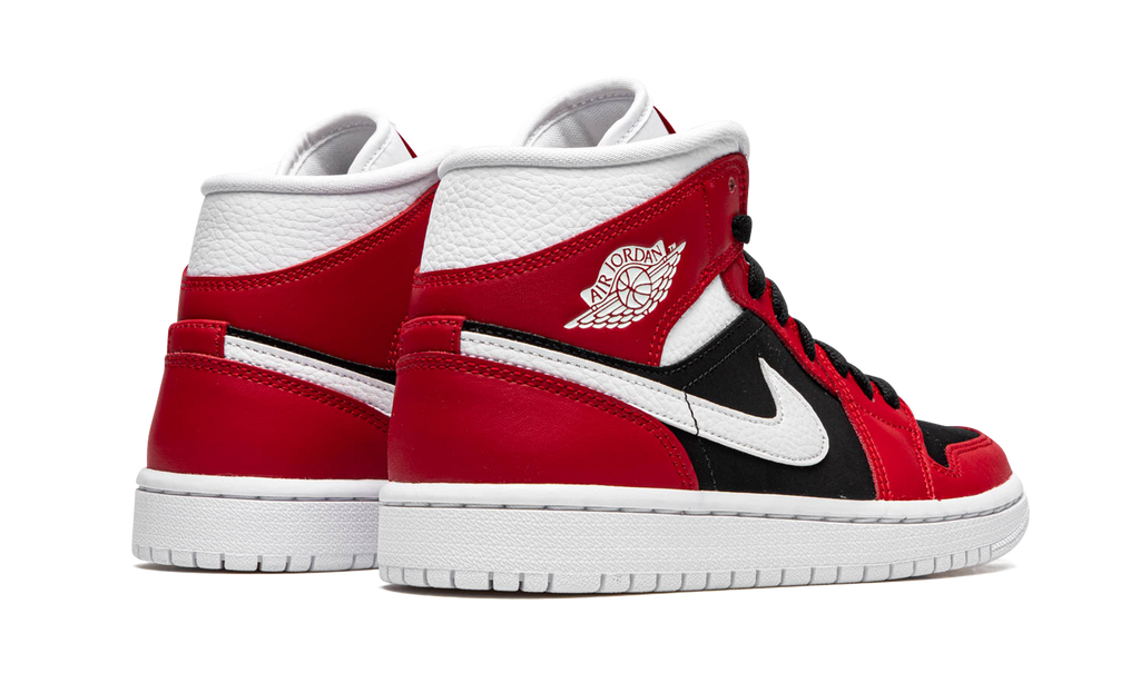Air Jordan 1 Mid Gym Red Black (W) 4