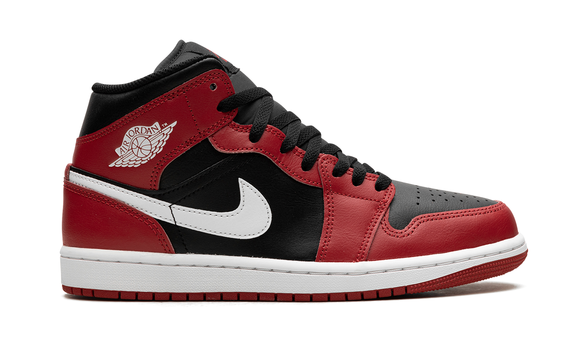 Air Jordan 1 Mid Gym Red Black White (2024) 6
