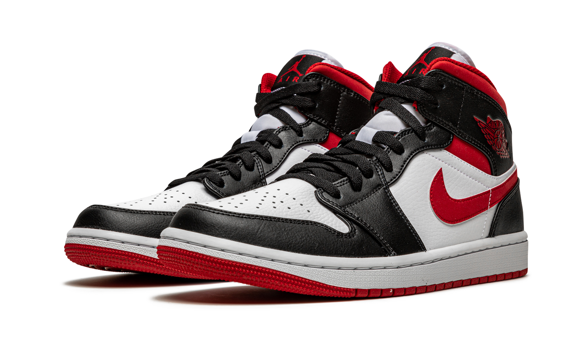 Air Jordan 1 Mid Gym Red Black White